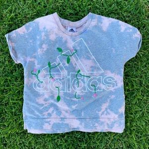 Embroidered Adidas Tee🌹